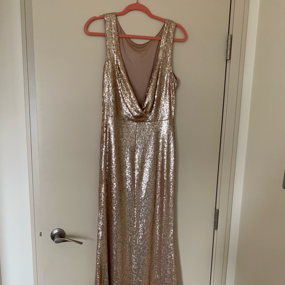 Rose gold dress - Picture 2 of 2